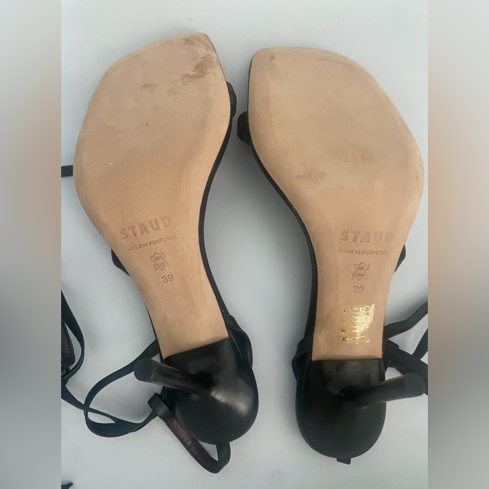 STAUD Nicola Leather High Heel Sandal Size 8.5 - Picture 8 of 9